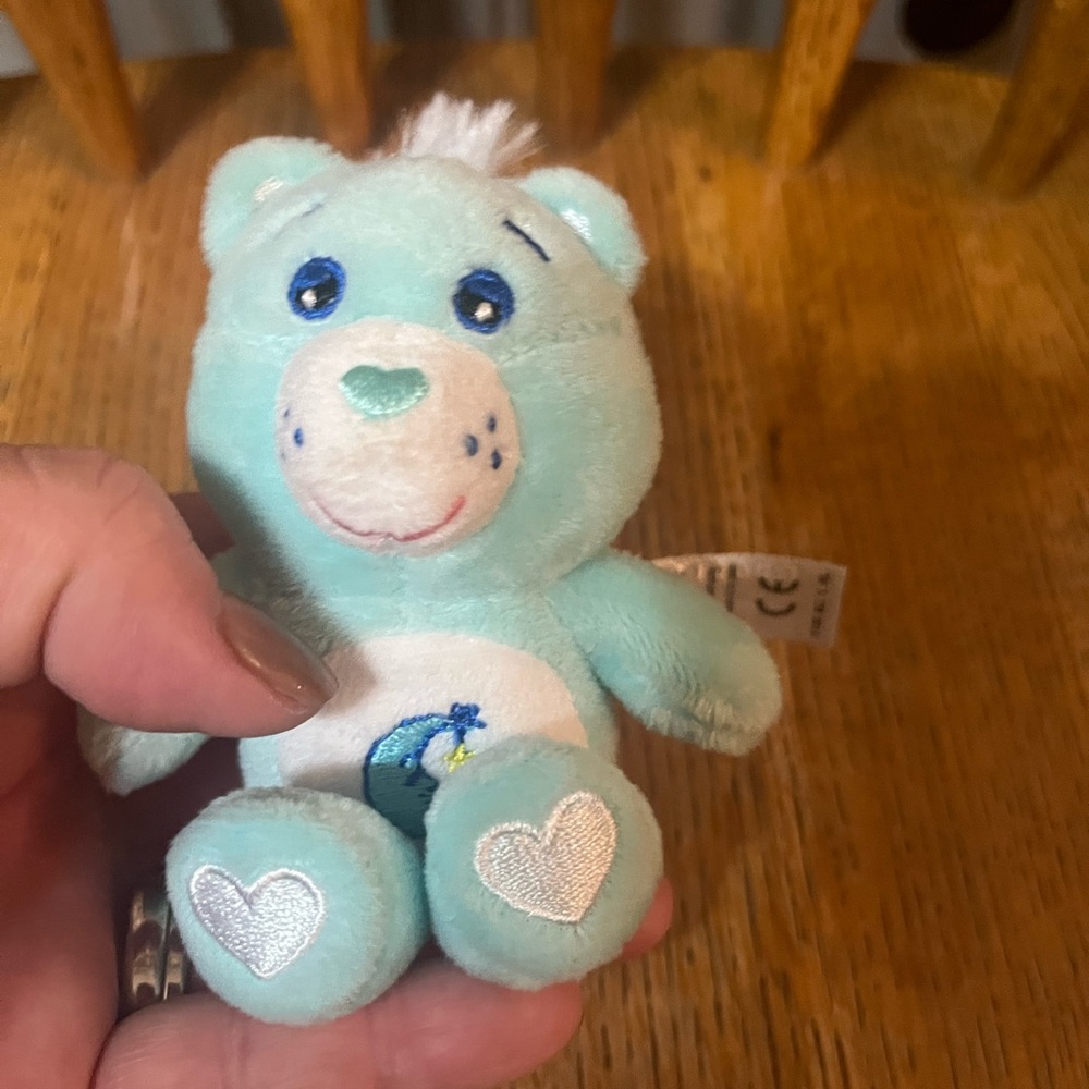 Care Bears Plush Toy - Blue miniature care bear 🐻 - Picture 3 of 5